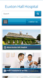 Mobile Screenshot of euxtonhallhospital.co.uk